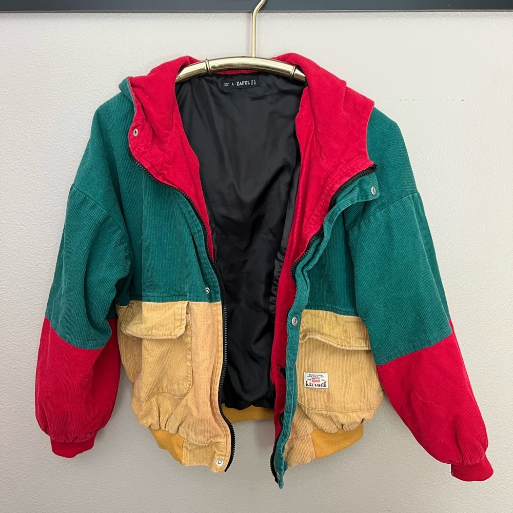 Vintage Zaful Colorblock Jacket